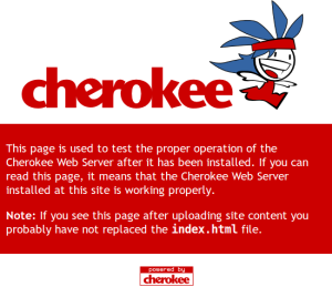 cherokee - главная страница